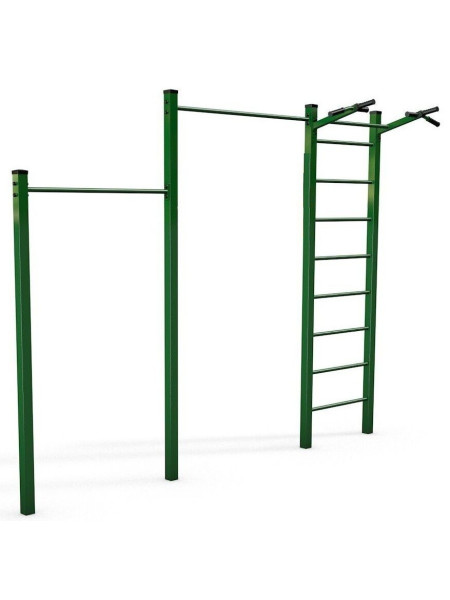 Турнік подвійний+шведська стінка для вулиці